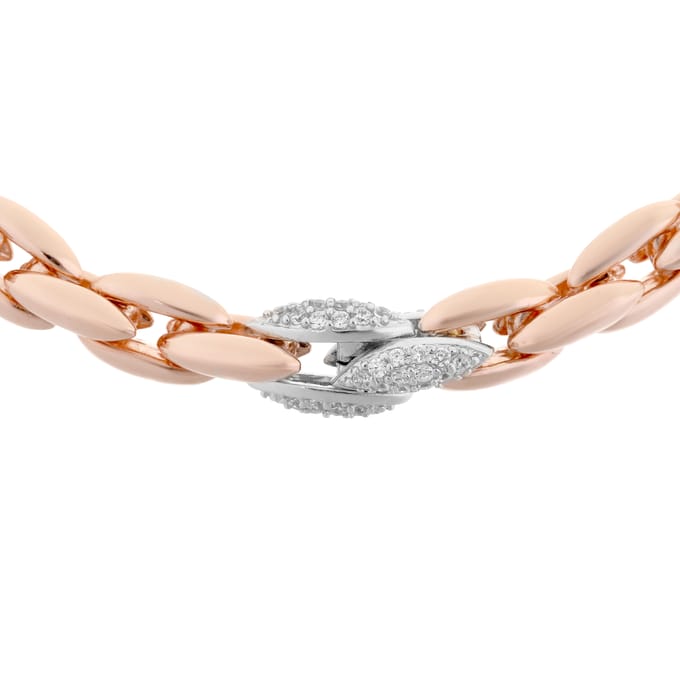 Orphelia ZA-7159 - Armband rosé links - 925 Zilver rosé - 20 cm