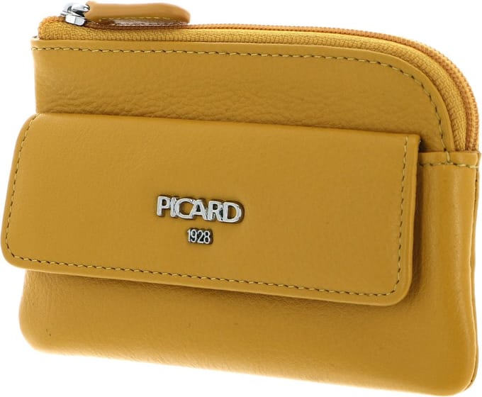 PICARD Leren Sleutelgeval Bingo Key Case Honey Donkergeel