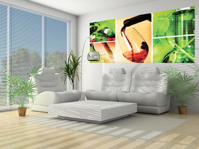 Wine Photo Wallcovering