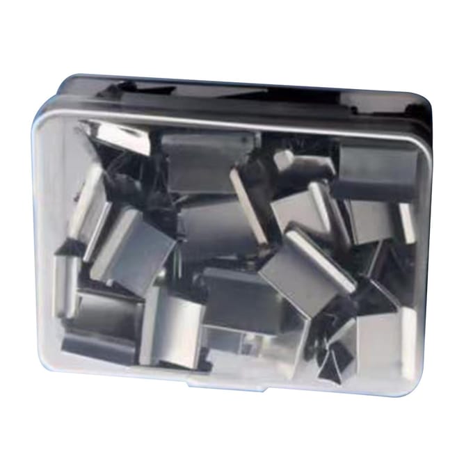 Handheld Klemduwer Navulclips Kantoorartikelen Binderduwer Dispenserclips voor het Vastzetten van Toetsbladen black