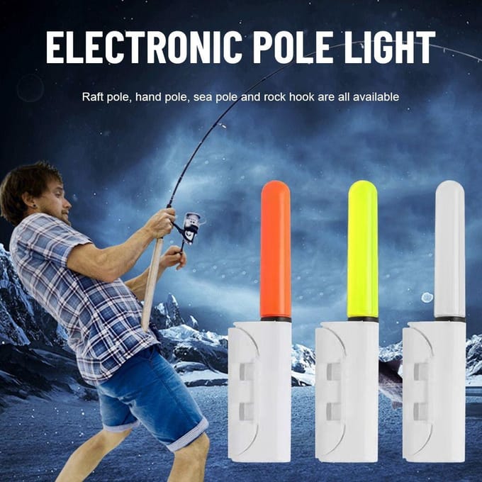 5 stuks Handige Float Nacht Rood/Groen/Blasting flash Donkere Beetmelder Glow Stick Fluorescerend Licht Hengel Tip Lightstick