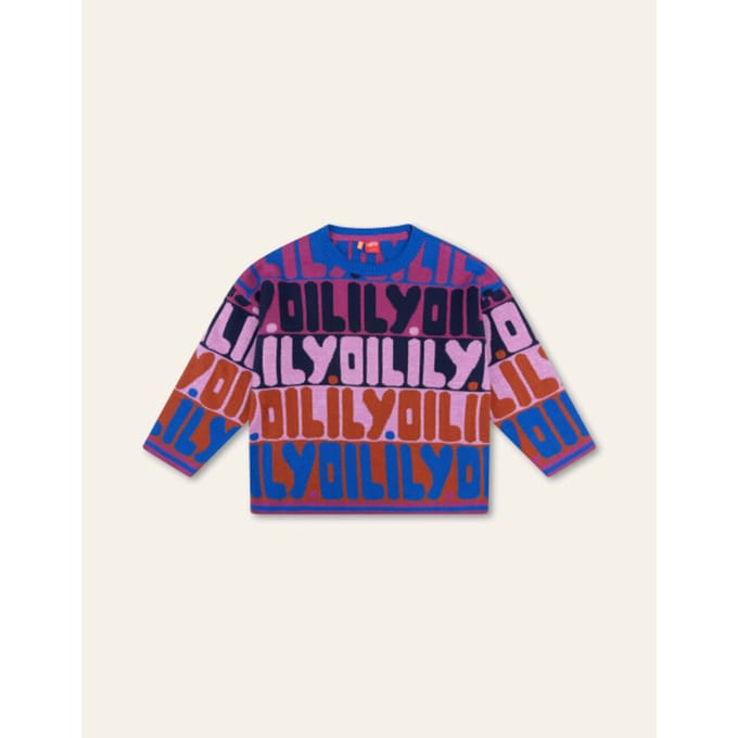 Oilily Kloud Trui- maat98/3T Paars Impression