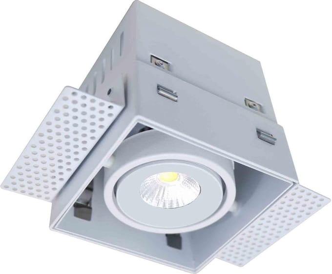 Inbouwspot Wit Trimless GU10 Incl. Stucrand
