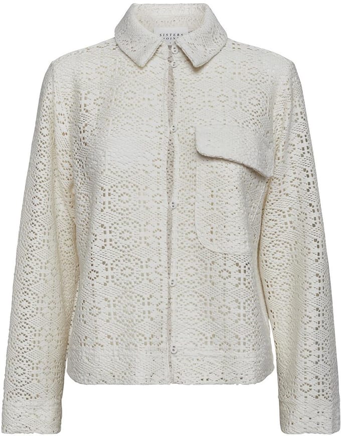 SisterS point Blouse Elsia Sh 18588 Cream Dames Maat - M