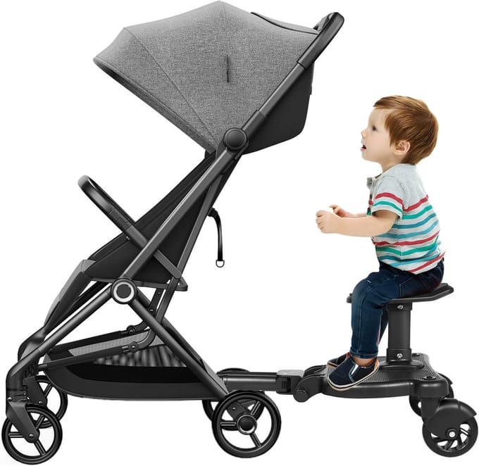 Meerijdplankje - Buggy Board voor alle Kinderwagens - wandel