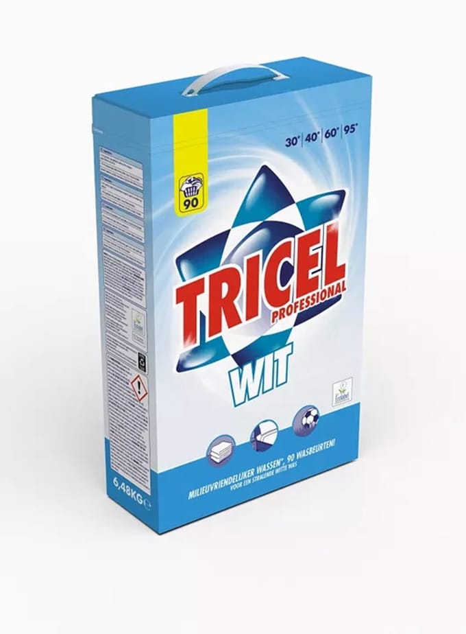 Tricel waspoeder wit 6.48kg.