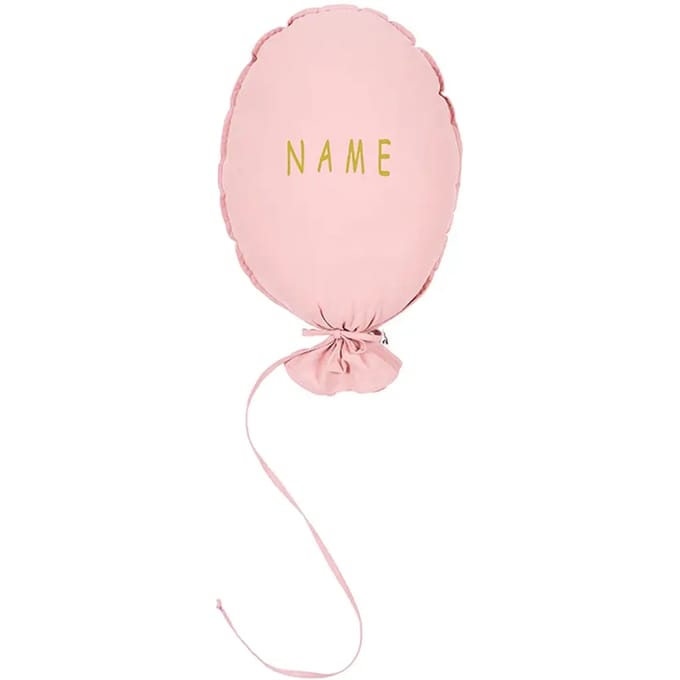 Persoonlijk kussen ballon dusty pink Malomi Kids