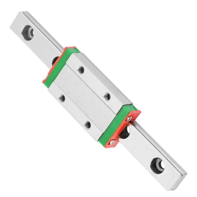 100mm MGN9H Miniatuur Lineaire Rail Geleiderail 9mm Breedte Schuifblok