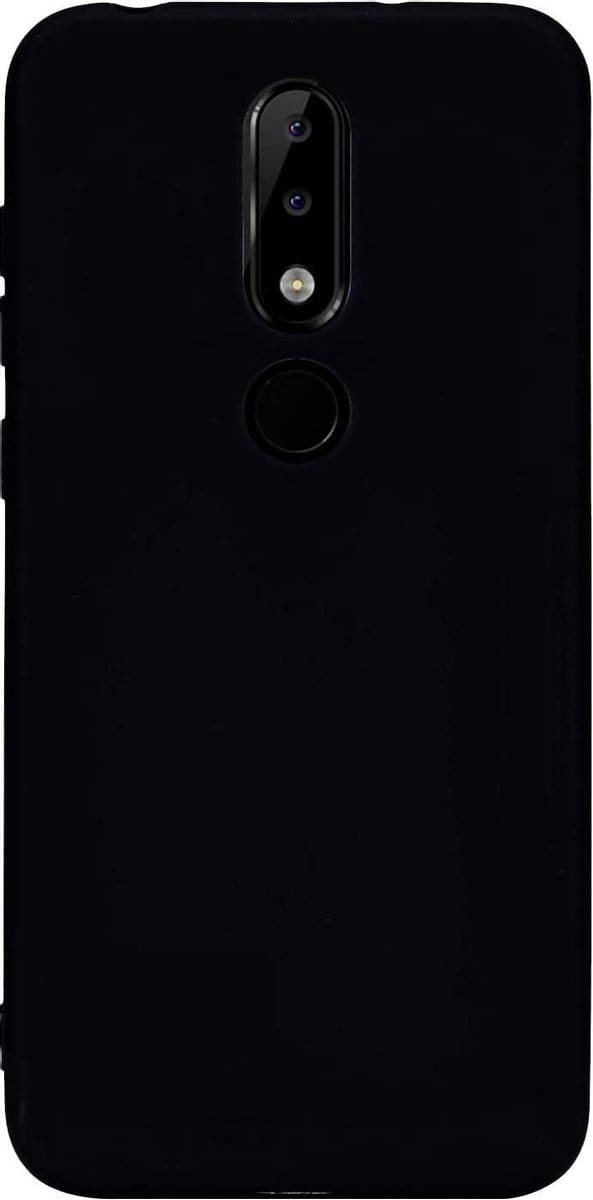 Silicone hoesje Geschikt voor: Nokia 5.1 Plus -  zwart