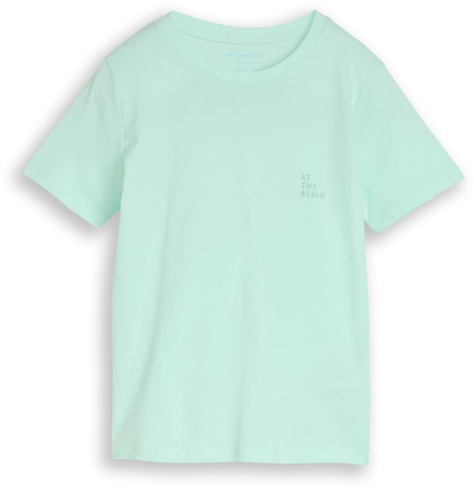 Tom Tailor - T-shirt met fotoprint - Maat 92/98 - light bay green