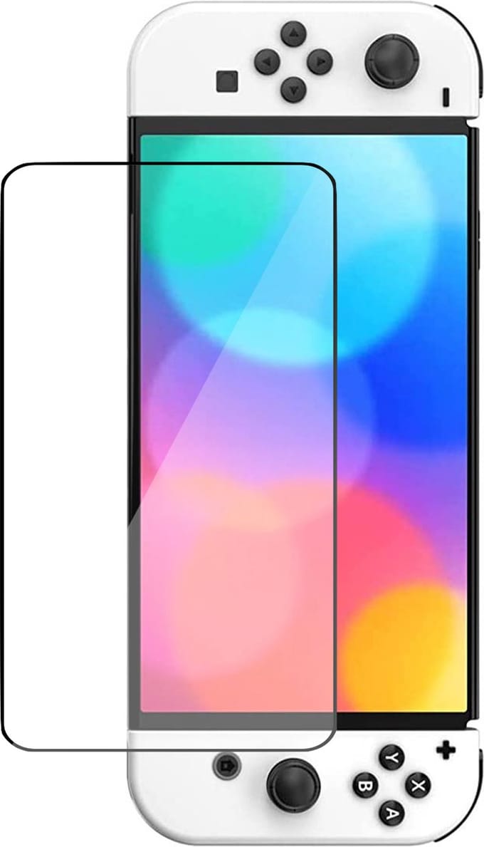 Screenprotector Glas geschikt voor Nintendo Switch Oled - Screen Protector Glas geschikt voor Nintendo Switch Oled - Geschikt voor Nintendo Switch Oled Case - Accessoires Beschermglas Screen Protector