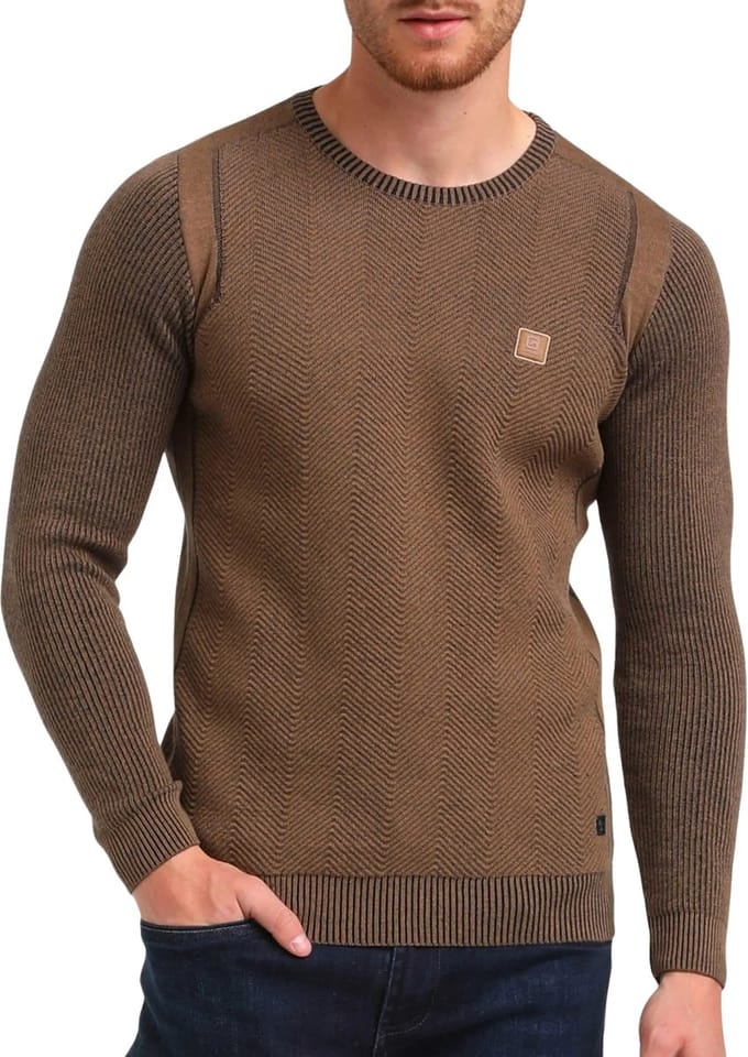 Gabbiano Geometrisch Knitted Sweater Heren - Maat XXL