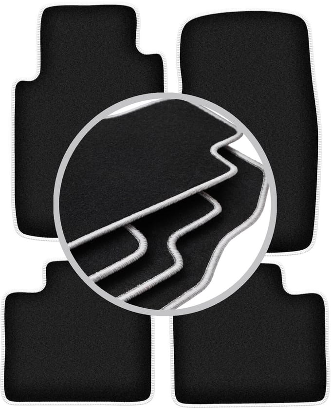 CARLUX-SILVER automatten voor: Mitsubishi Pajero II off-road (1991-1999)