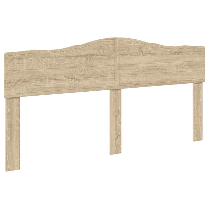 vidaXL Hoofdbord Sonoma Eiken Bewerkt hout