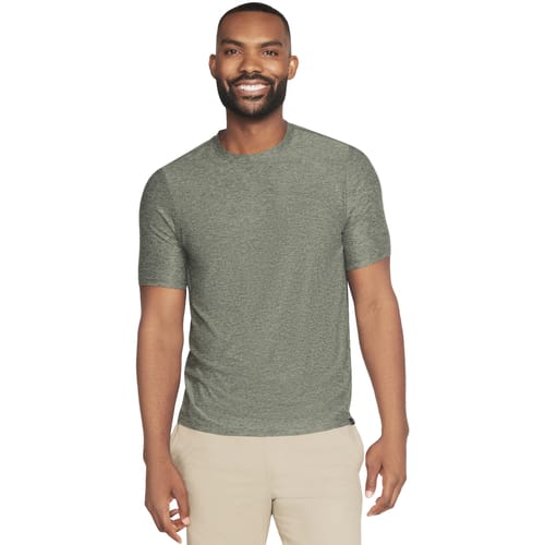 Skechers Go Dri All Day Tee, Mannen, Groen, T-shirt, maat: M