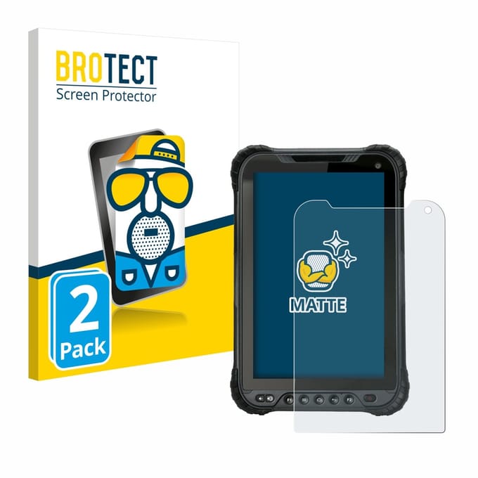 BROTECT - Screenprotector voor Unitech TB85 Plus - Folie Beschermfolie matte 2 Stuks
