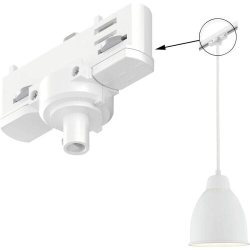 Paulmann 91386 91386 230V-railsysteemcomponenten Pendelophanging ProRail3 Wit