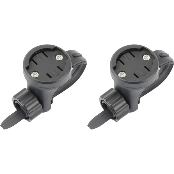 One Piece 2 Pcs Support Universel pour Ordinateur de Vélo sur Guidon Support pour Vélo de Route Antidérapant Convient pour Garmin Varia Radar Feu Arrière Support Rotatif 2PCS