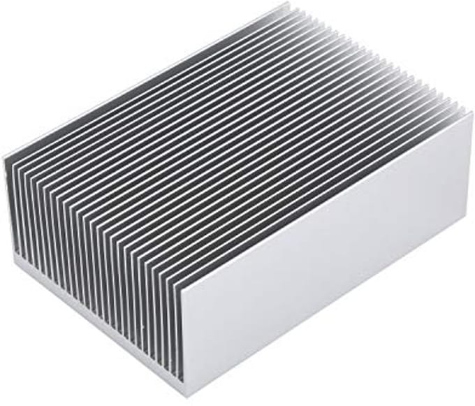 Groot aluminium koellichaam 120 mm - Efficiënte koeling voor IC-module, PC en printplaat