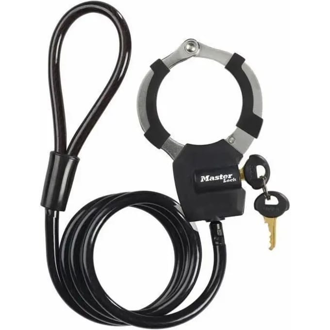 Street Cuff®-kabelslot van 1 m lang met een diameter van 8 mm; met sleutels