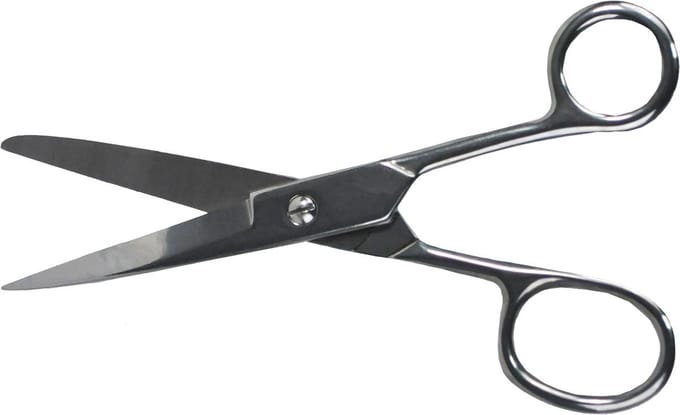 Desq schaar 18 cm | verchroomd | asymmetrische ogen