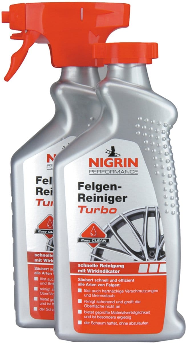 NIGRIN Performance velgenreiniger turbo, 500 ml dubbelpack