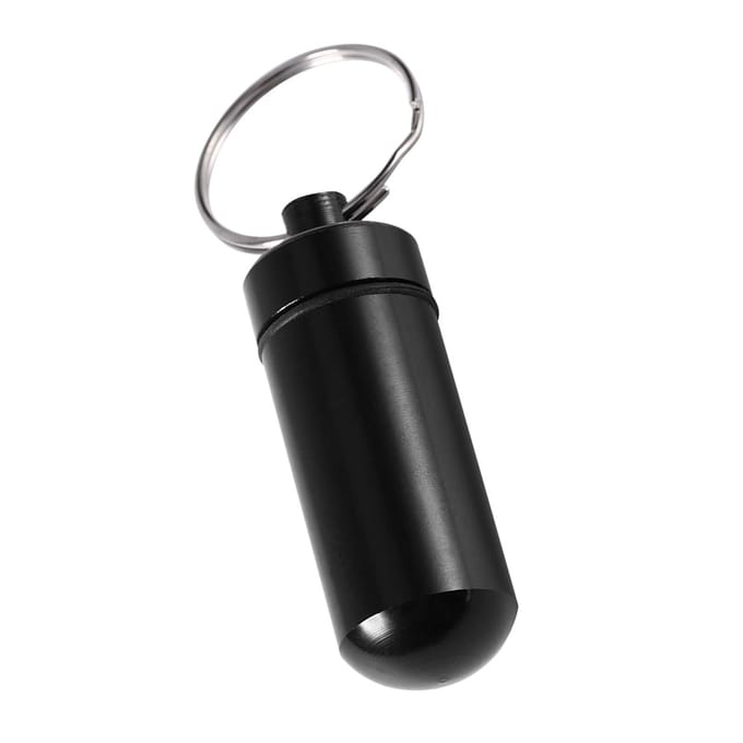 Reizen  minder dan span class= ui-risk_flag3  meer dan Pillendoos minder dan span meer dan  Waterdichte Mini Sleutelhanger Tabletopbergdoos Etui black