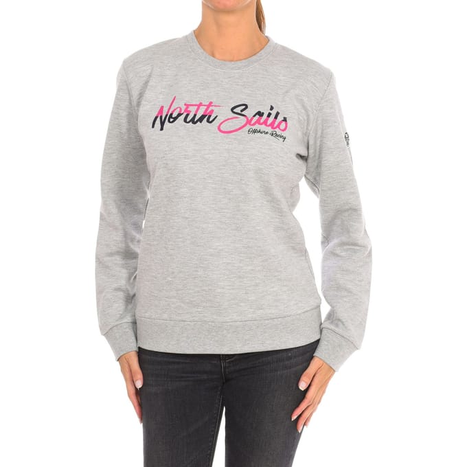 Sweater met lange mouwen en ronde hals 9024250 dames