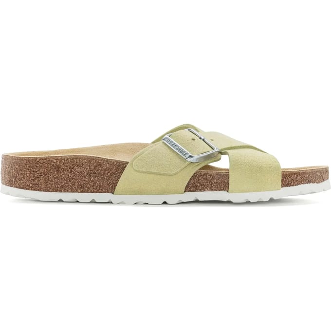 Damessandalen van suède leer Birkenstock Siena