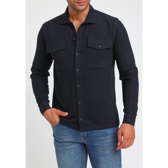 Gabbiano - Heren Overshirt - 424553 - 301 Navy