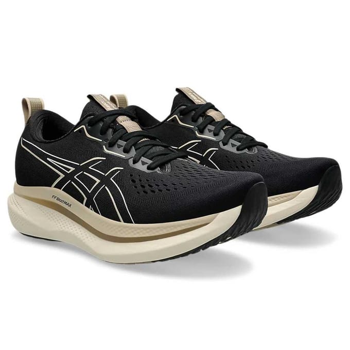 ASICS GlideRide Max Zwart Havermout Heren Sneakers 1011B891-001 42 black