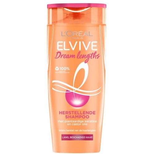 L'Oréal Paris Elvive Dream Lengths - Shampoo met Castorolie en Niacinamide - Lang en Beschadigd Haar - 250ml