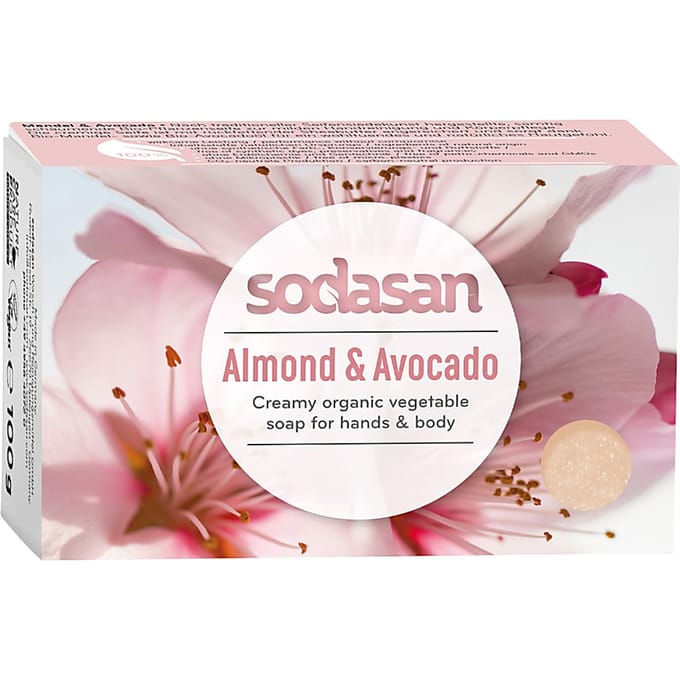 Sodasan Zeep Bar Amandel & Avocado 100g