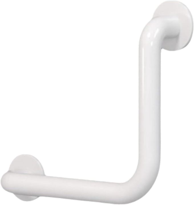 Badkamer Grab Bar - Steunbeugel Douche - Veiligheid Thuis - Ponsvrije Installatie - 35x12cm - Wit