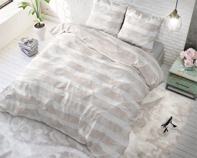 1 persoonsdekbedovertrek Mari Cream