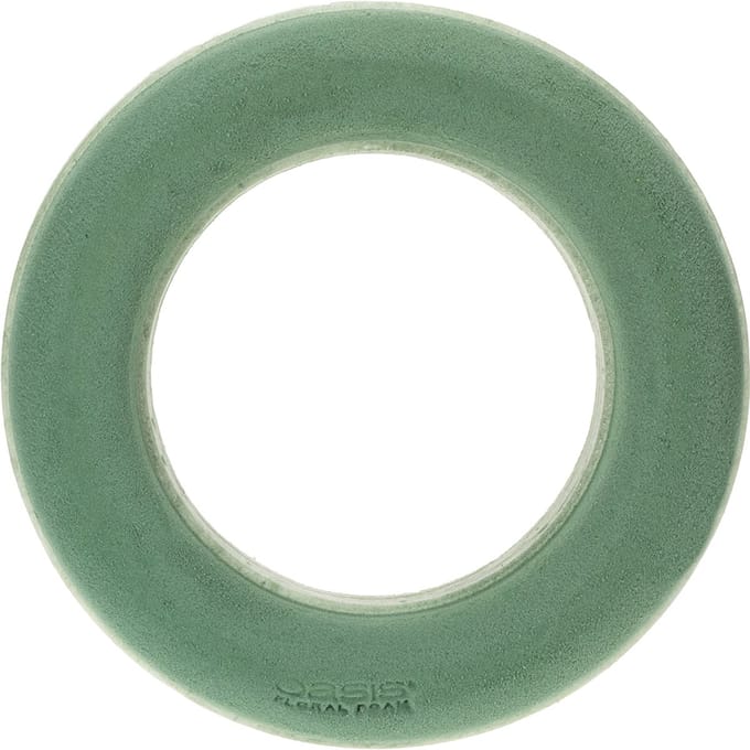 Steekschuim ring groen Ø25cm 4 stuks kransarrangement