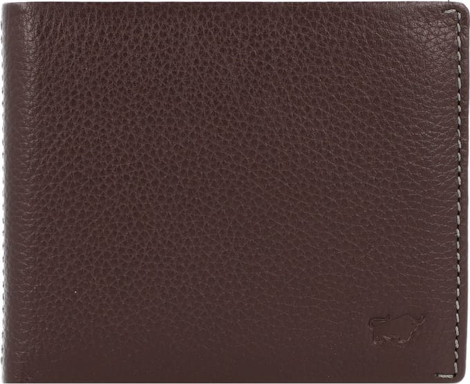 Braun Büffel Prato Portemonnee RFID Leer 11 cm - Jongens - Horizontaal - d. braun