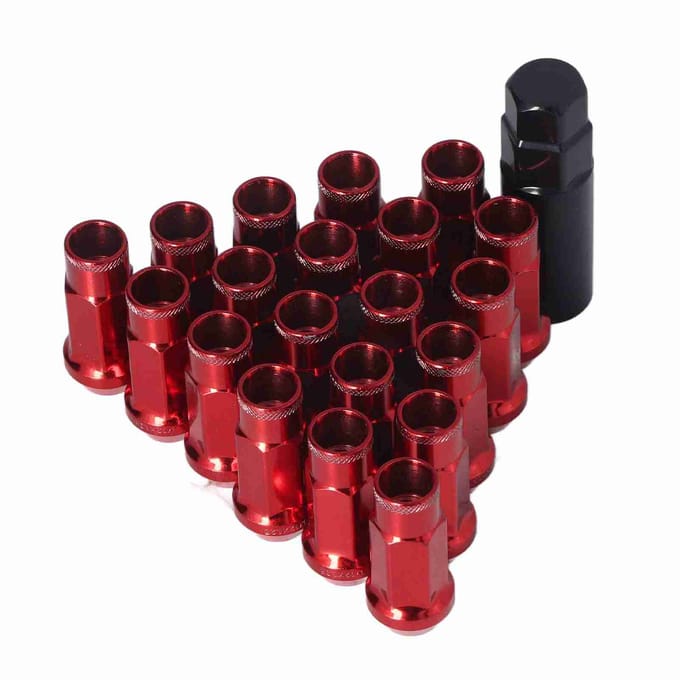 20 stuks M12x1.25 Metalen Wielmoeren Universele Autoaccessoires Vervanging voor Mitsubishi