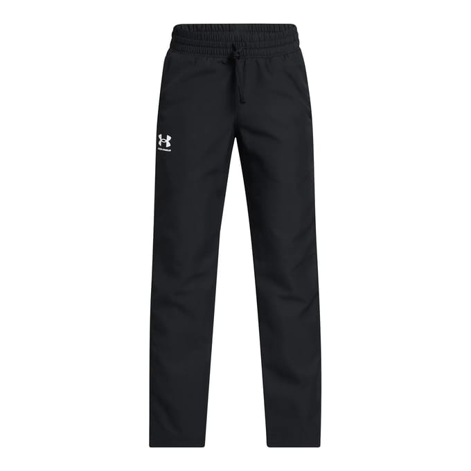 Under Armour Rival Woven Broeken Kinder - Zwart - Maat 149 - 160 CM