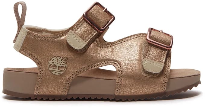 Timberland Castle Island Backstrap Jeugdsandalen Goud EU 32 Kinderen