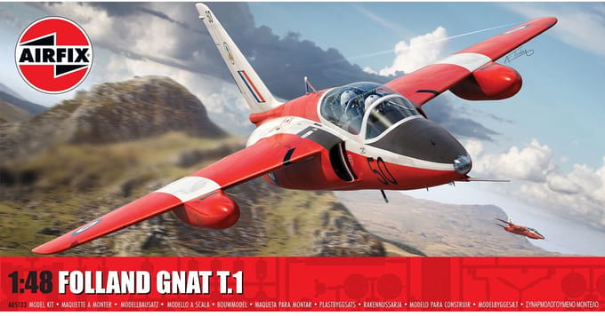 Airfix Modelbouw Vliegtuig Folland Gnat - Schaal 1:48
