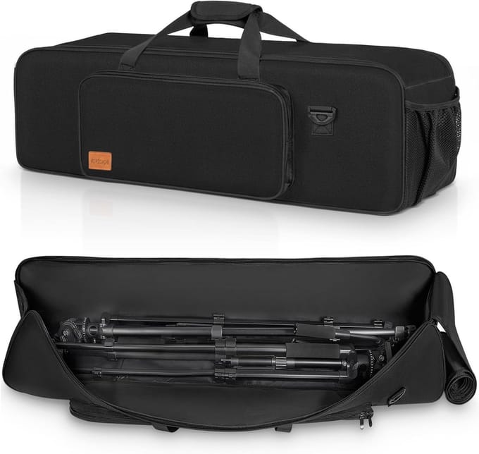 Draagbare Statief Tas - Camera Accessoire - Bescherming Apparatuur - Scheurvast Materiaal - 80cm Lengte - Zwart