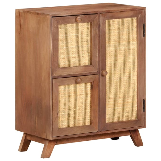 vidaXL - Dressoir - 60x35x75 - cm - massief - mangohout