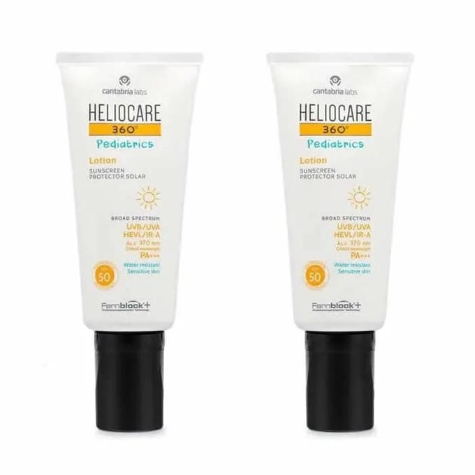 Heliocare 360 Pediatrics Lotion Spf 50+ 2x200ml white