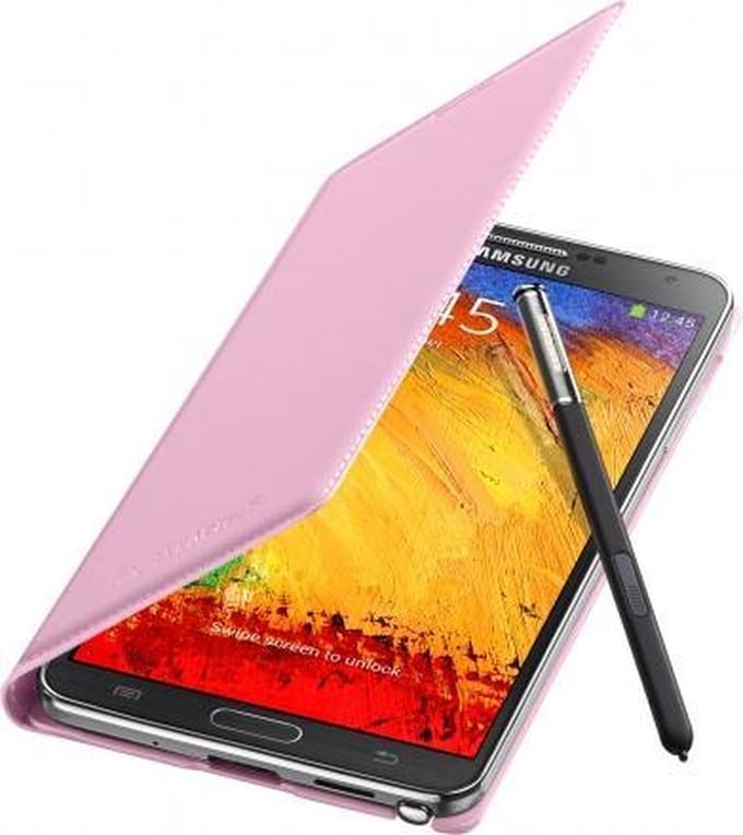 Samsung Flip Wallet voor de Samsung Jet Note 3 - Roze