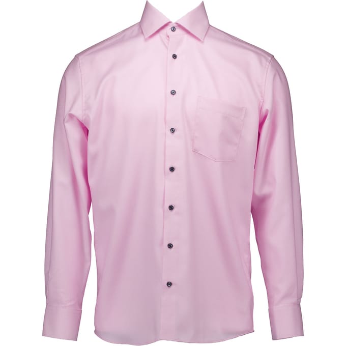 Eterna  Lange Mouw Overhemden Roze 4158 X19k