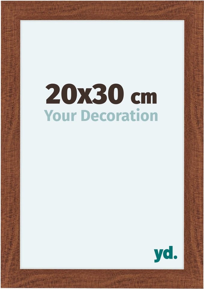 Your Decoration - Fotolijst 20x30 cm - MDF - Walnoot - Como