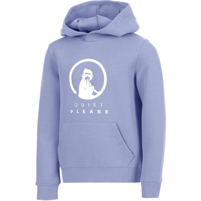 Quiet Please Glow Baseline Logo Sweater met capuchon Jongens