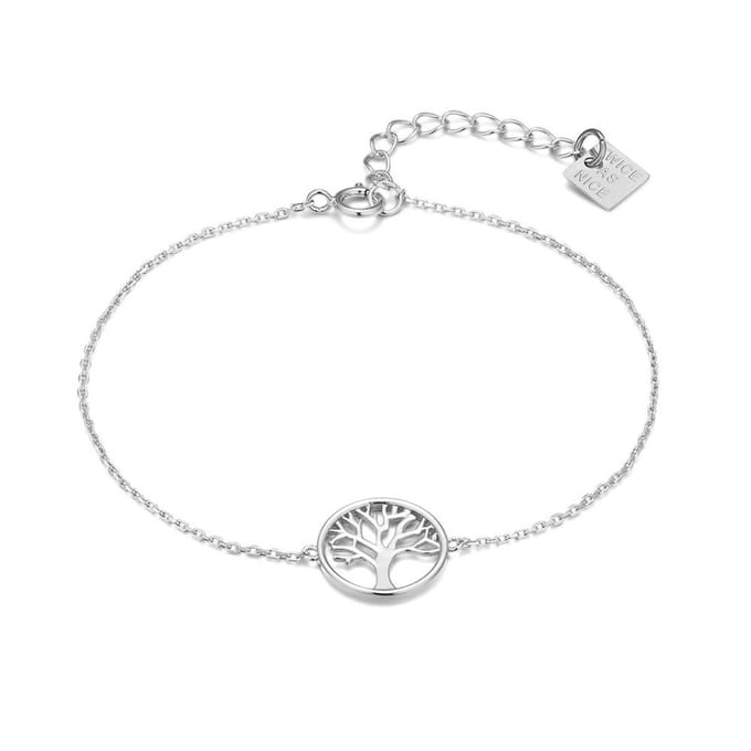 Twice As Nice Armband in zilver, boom Zilverkleurig 16cm+3cm