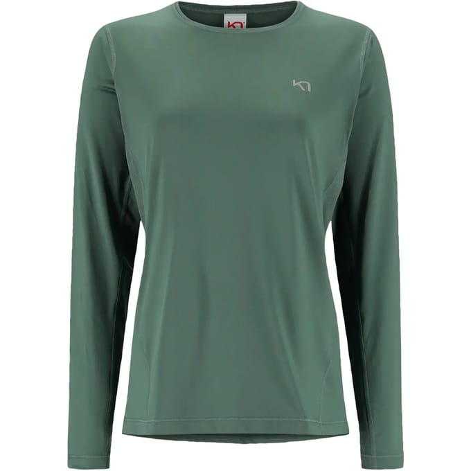 Kari Traa Nora 2.0 T-shirt Met Lange Mouwen Groen S Vrouw